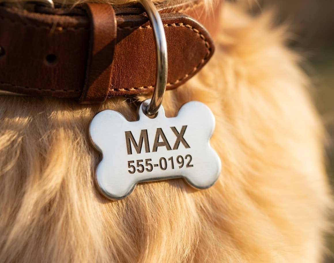 Чому кожній собаці та коту потрібен адресник